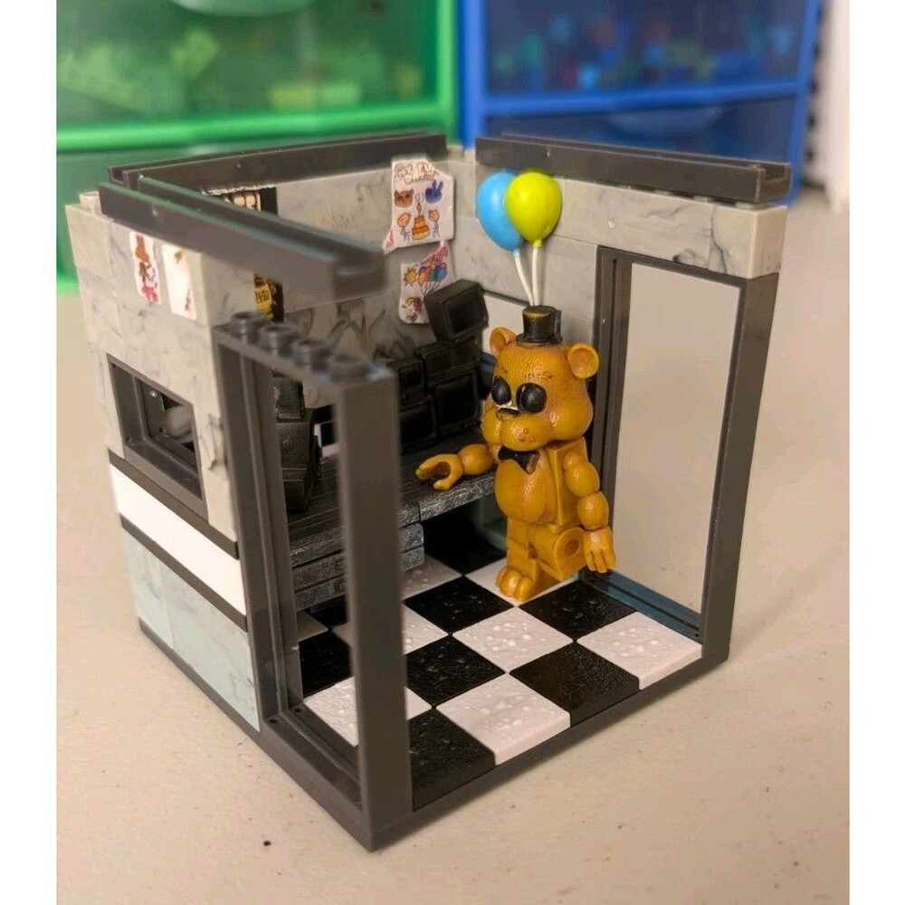 FNAF Five Nights at Freddys The Office McFarlane Construction Set INCOMPLETE
